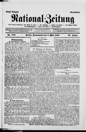 Nationalzeitung on May 5, 1906