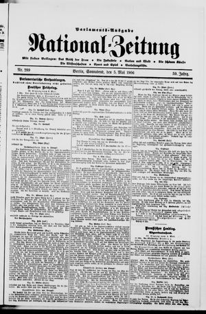 Nationalzeitung vom 05.05.1906
