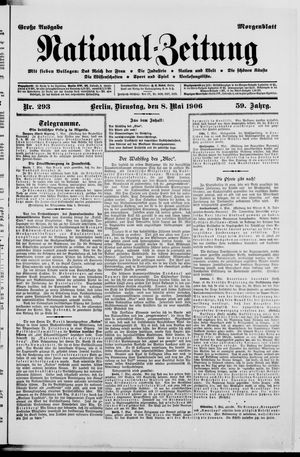 Nationalzeitung vom 08.05.1906