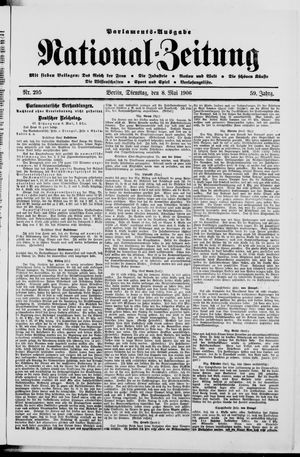 Nationalzeitung vom 08.05.1906