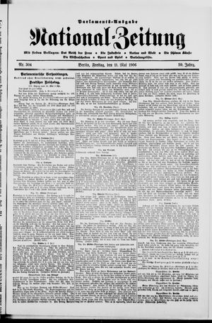 Nationalzeitung vom 11.05.1906