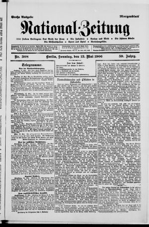 Nationalzeitung on May 13, 1906