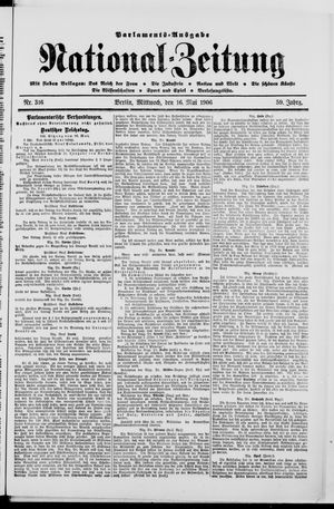 Nationalzeitung vom 16.05.1906
