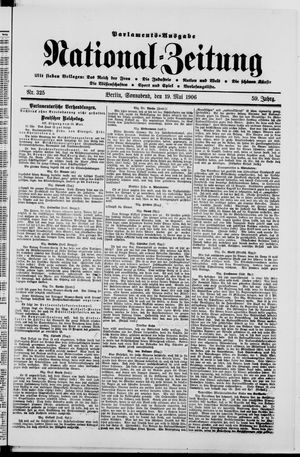 Nationalzeitung vom 19.05.1906