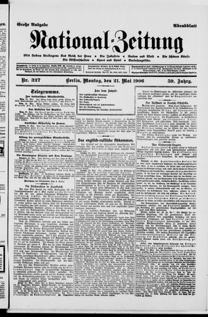 Nationalzeitung vom 21.05.1906