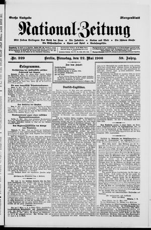 Nationalzeitung on May 22, 1906