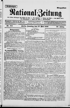 Nationalzeitung vom 27.05.1906