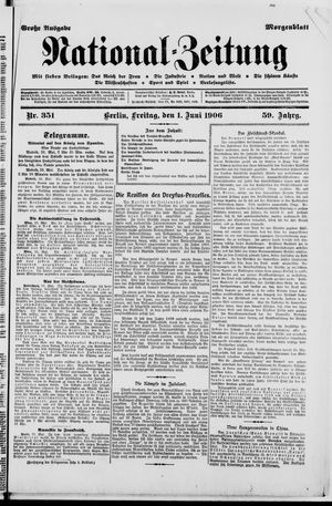 Nationalzeitung on Jun 1, 1906