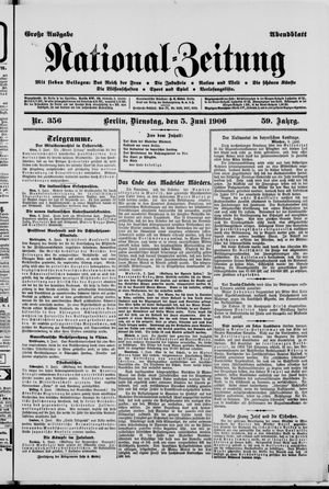 Nationalzeitung vom 05.06.1906