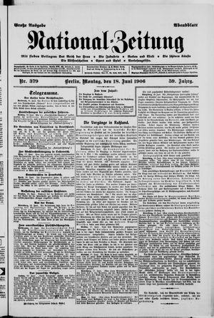 Nationalzeitung vom 18.06.1906