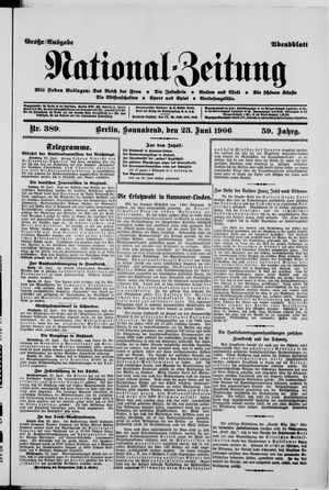 National-Zeitung vom 23.06.1906