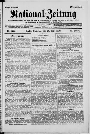 National-Zeitung vom 26.06.1906