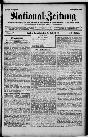 National-Zeitung on Jul 8, 1906