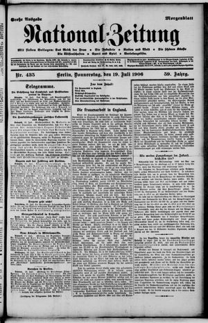 National-Zeitung on Jul 19, 1906