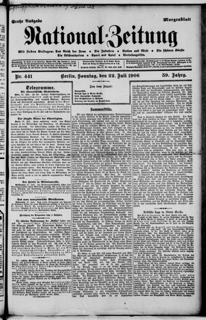 National-Zeitung vom 22.07.1906
