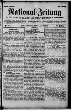 National-Zeitung vom 24.07.1906