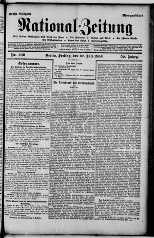 National-Zeitung vom 27.07.1906