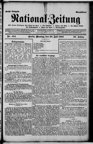 National-Zeitung vom 30.07.1906