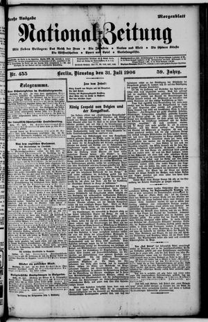 National-Zeitung vom 31.07.1906