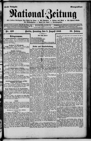 National-Zeitung vom 05.08.1906