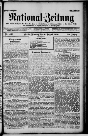 National-Zeitung vom 06.08.1906