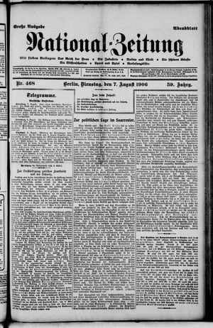 National-Zeitung vom 07.08.1906