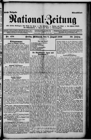 National-Zeitung on Aug 8, 1906