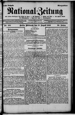 National-Zeitung vom 15.08.1906