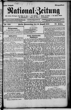 National-Zeitung vom 16.08.1906