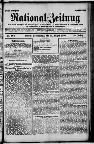 National-Zeitung vom 16.08.1906