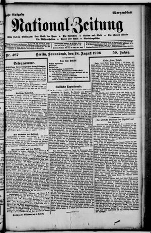 National-Zeitung vom 18.08.1906