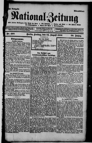National-Zeitung vom 24.08.1906