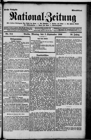National-Zeitung vom 03.09.1906