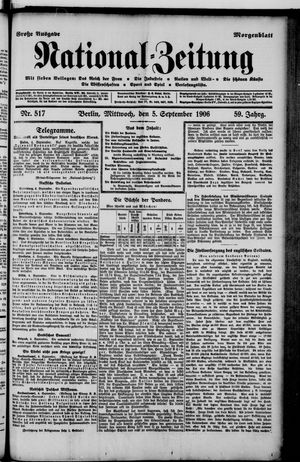National-Zeitung on Sep 5, 1906