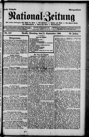 National-Zeitung vom 11.09.1906