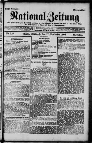 National-Zeitung vom 12.09.1906