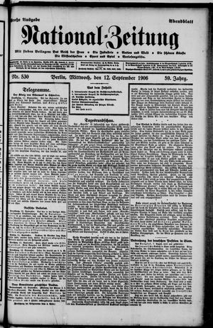 National-Zeitung vom 12.09.1906