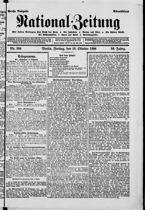 National-Zeitung vom 19.10.1906