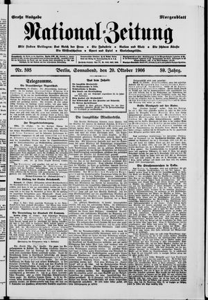 National-Zeitung vom 20.10.1906