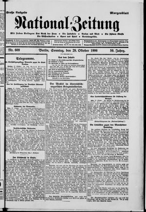 National-Zeitung vom 28.10.1906