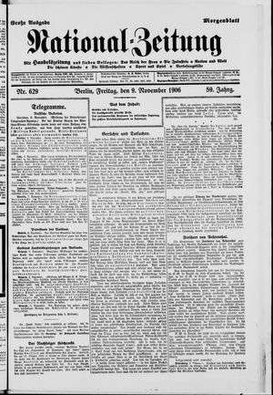 National-Zeitung vom 09.11.1906