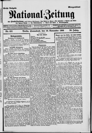 National-Zeitung vom 10.11.1906