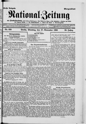 National-Zeitung vom 27.11.1906