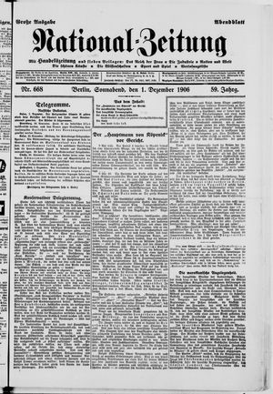 National-Zeitung on Dec 1, 1906