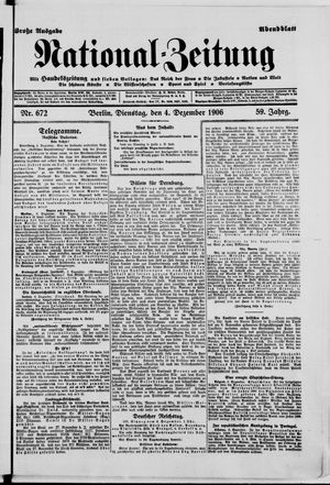National-Zeitung vom 04.12.1906