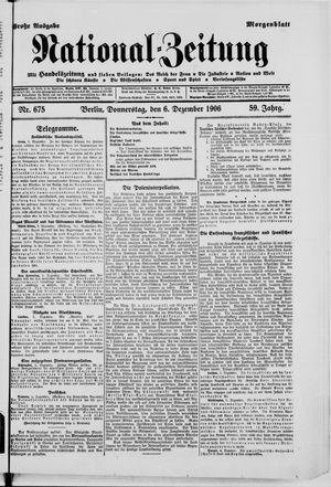 National-Zeitung vom 06.12.1906