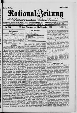 National-Zeitung vom 11.12.1906