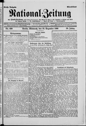 National-Zeitung vom 19.12.1906