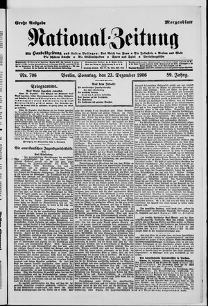 National-Zeitung on Dec 23, 1906