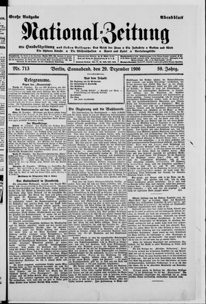 National-Zeitung vom 29.12.1906